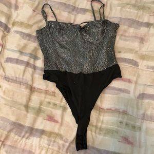 New shimmer body suit